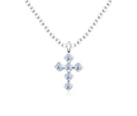 Classy Cross Silver Necklaces SPE-5668